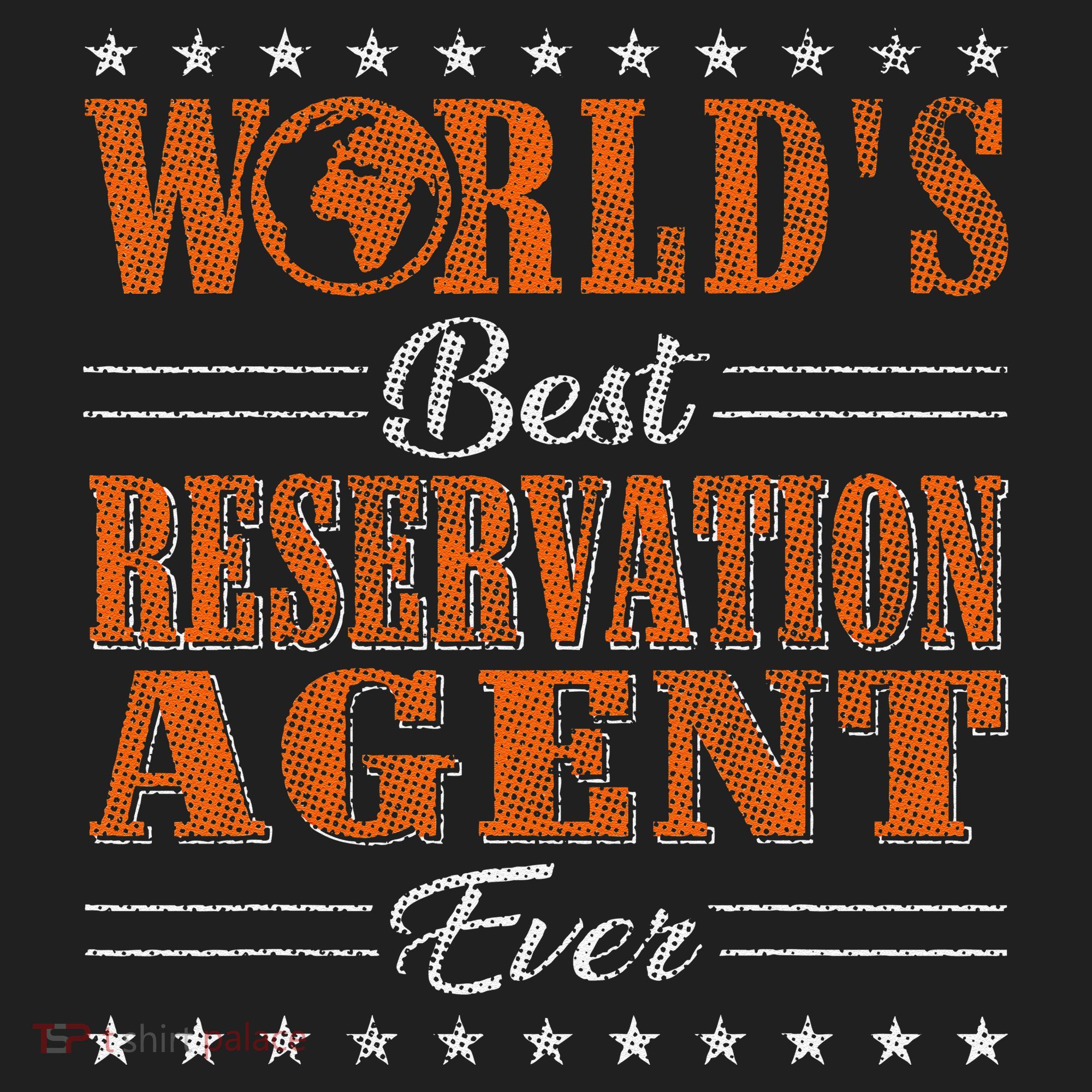 Retro Motif Worlds Best Reservation Agent Hat
