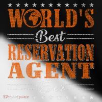 Retro Motif Worlds Best Reservation Agent Toddler Fine Jersey T-Shirt thumb 2