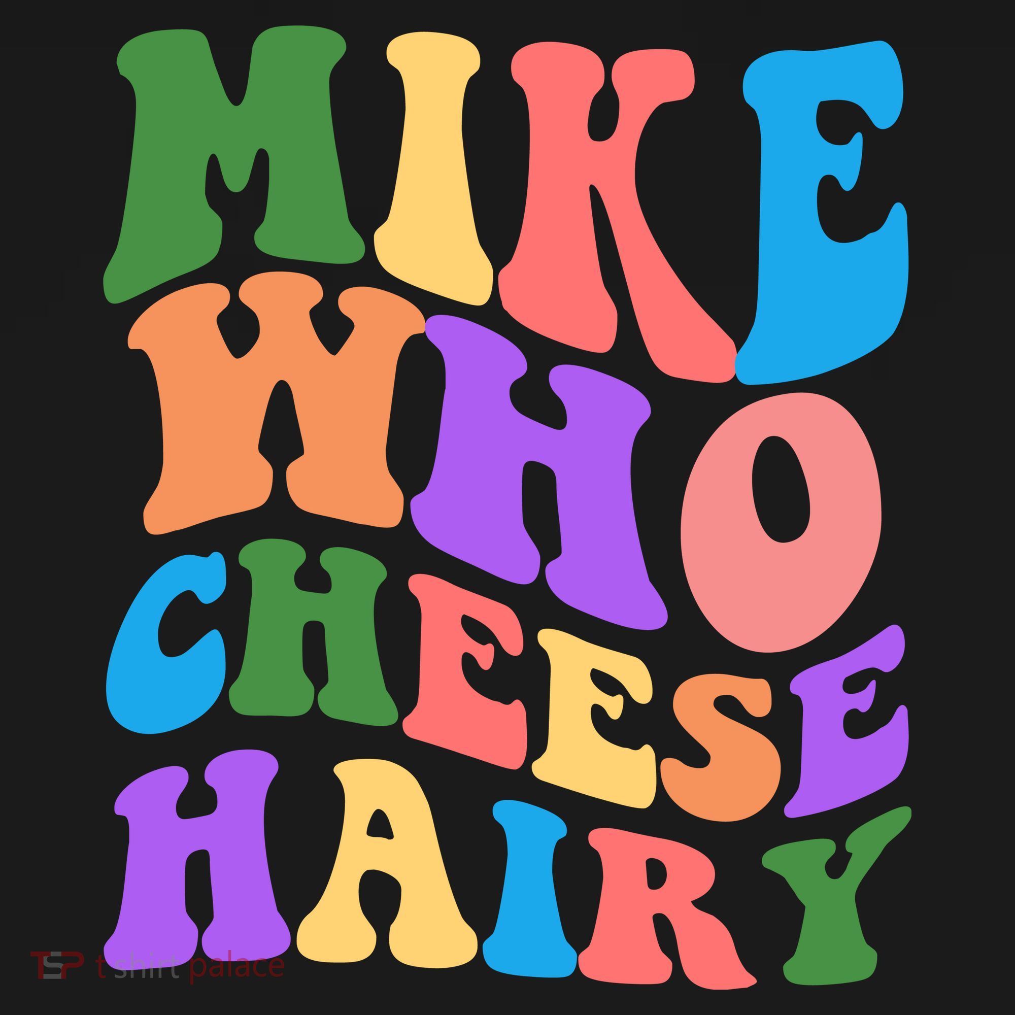 Retro Mike Who Cheese Hairy USA-Made Doggie Bandana