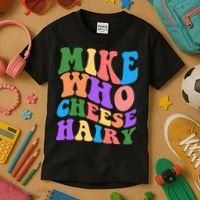 Retro Mike Who Cheese Hairy Kids T-Shirt thumb 3