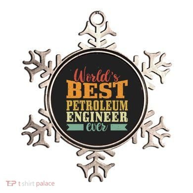 Retro Motif Worlds Best Petroleum Engineer Ornament