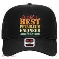 Retro Motif Worlds Best Petroleum Engineer Hat thumb 0