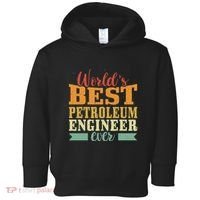 Retro Motif Worlds Best Petroleum Engineer Toddler Hoodie thumb 0