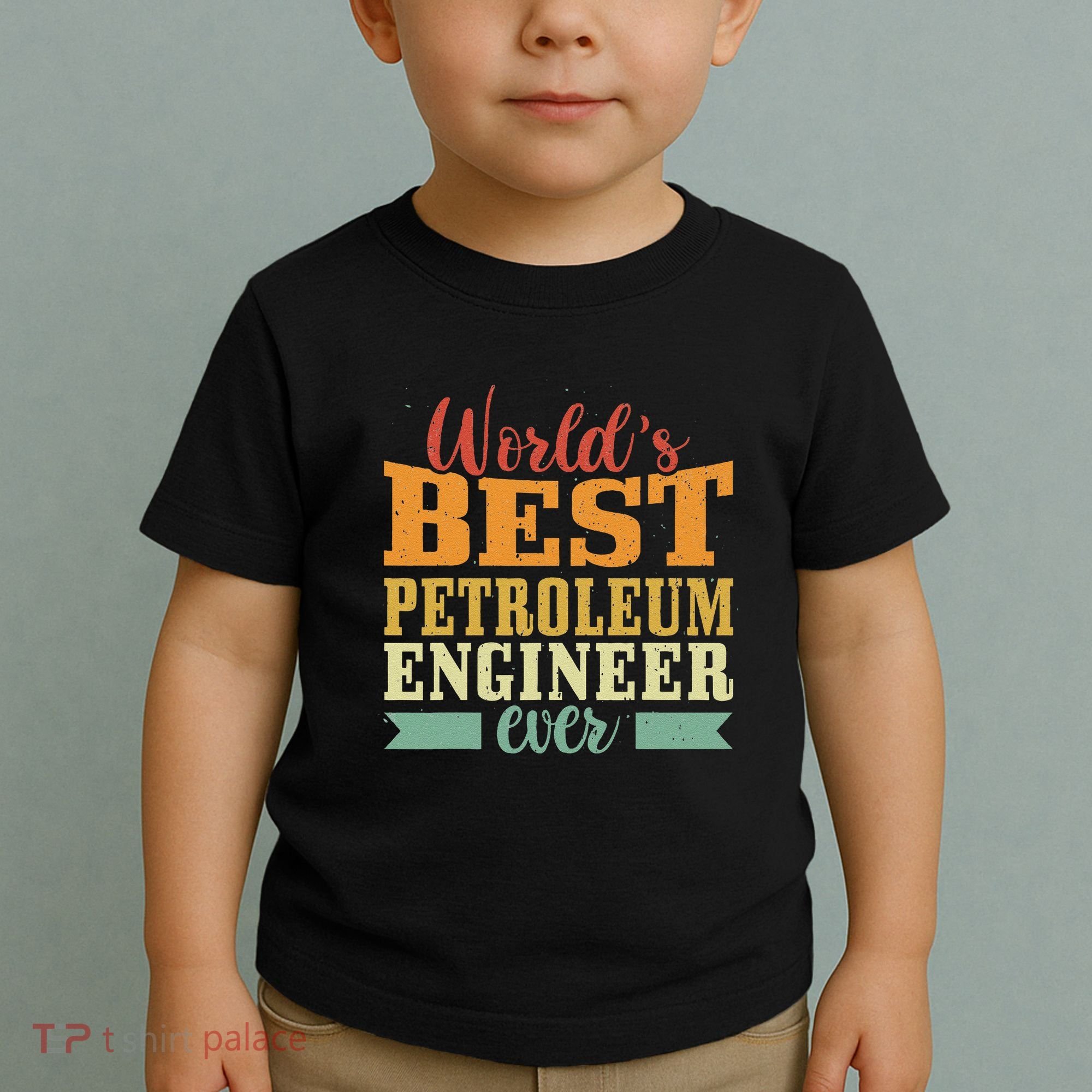 Retro Motif Worlds Best Petroleum Engineer Toddler T-Shirt