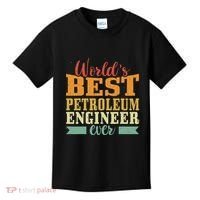 Retro Motif Worlds Best Petroleum Engineer Kids T-Shirt thumb 0