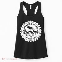 Retro Morning Wood Lumber Company Camping Woodman Women's Tank Top thumb 0