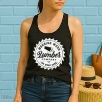 Retro Morning Wood Lumber Company Camping Woodman Women's Tank Top thumb 2