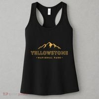 Retro Mountain Yellowstone National Park Hiking Souvenir Women's Tank Top thumb 3