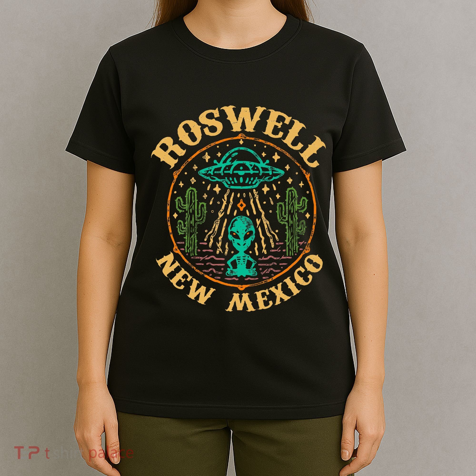 Roswell Nm 1947 Funny Roswell Aviation Gifts New Mexico 51 T-Shirt