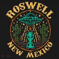 Roswell Nm 1947 Funny Roswell Aviation Gifts New Mexico 51 T-Shirt thumb 7