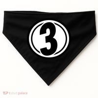 Racing Number 3 USA-Made Doggie Bandana thumb 0