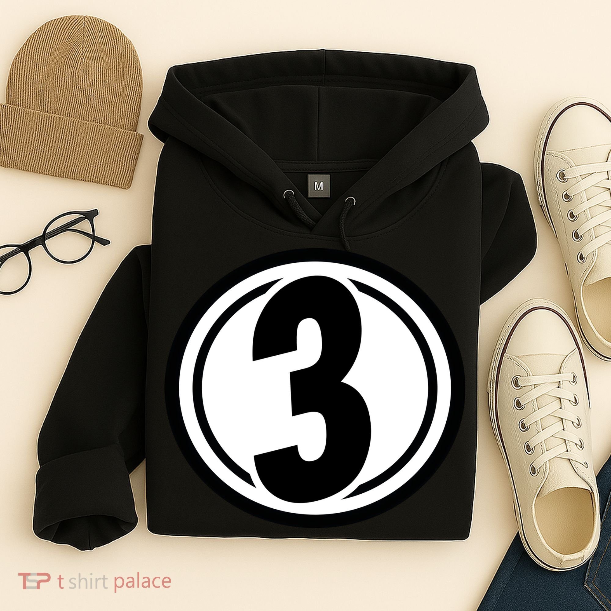 Racing Number 3 Hoodie