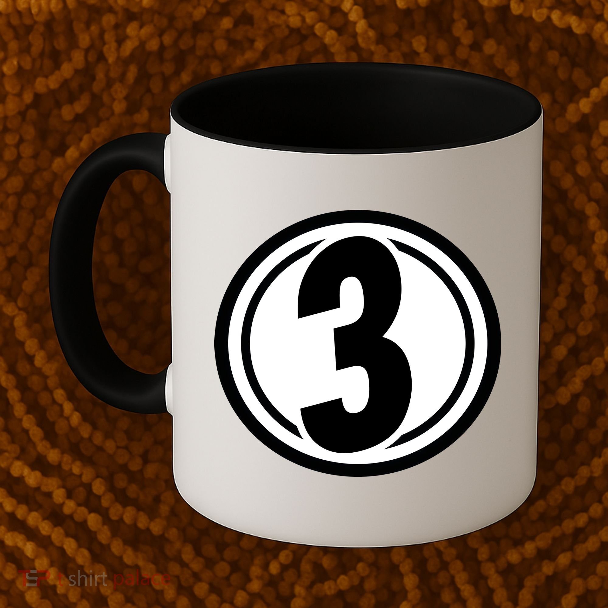 Racing Number 3 Coffee Mug