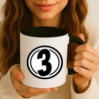 Racing Number 3 Coffee Mug thumb 3