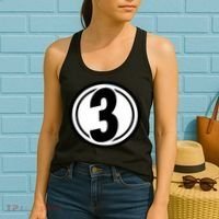 Racing Number 3 Women's Tank Top thumb 2