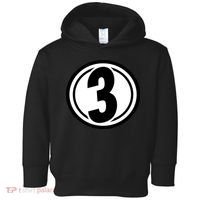 Racing Number 3 Toddler Hoodie thumb 0