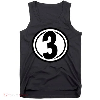 Racing Number 3 Tank Top