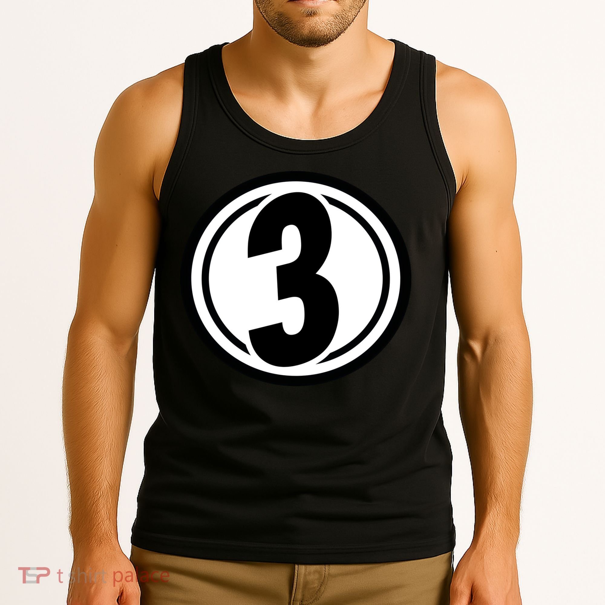 Racing Number 3 Tank Top