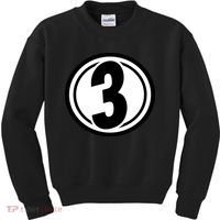 Racing Number 3 Kids Sweatshirt thumb 0