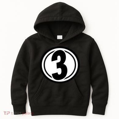 Racing Number 3 Kids Hoodie