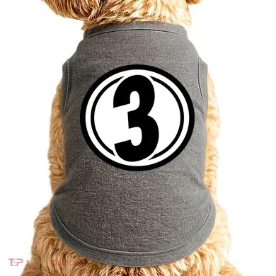 Racing Number 3 Doggie Tank