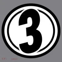 Racing Number 3 Doggie Tank thumb 3