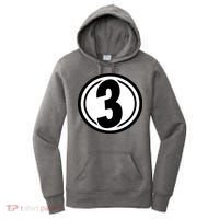 Racing Number 3 Women's Hoodie thumb 0