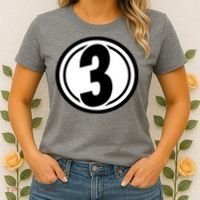 Racing Number 3 Women's T-Shirt thumb 2
