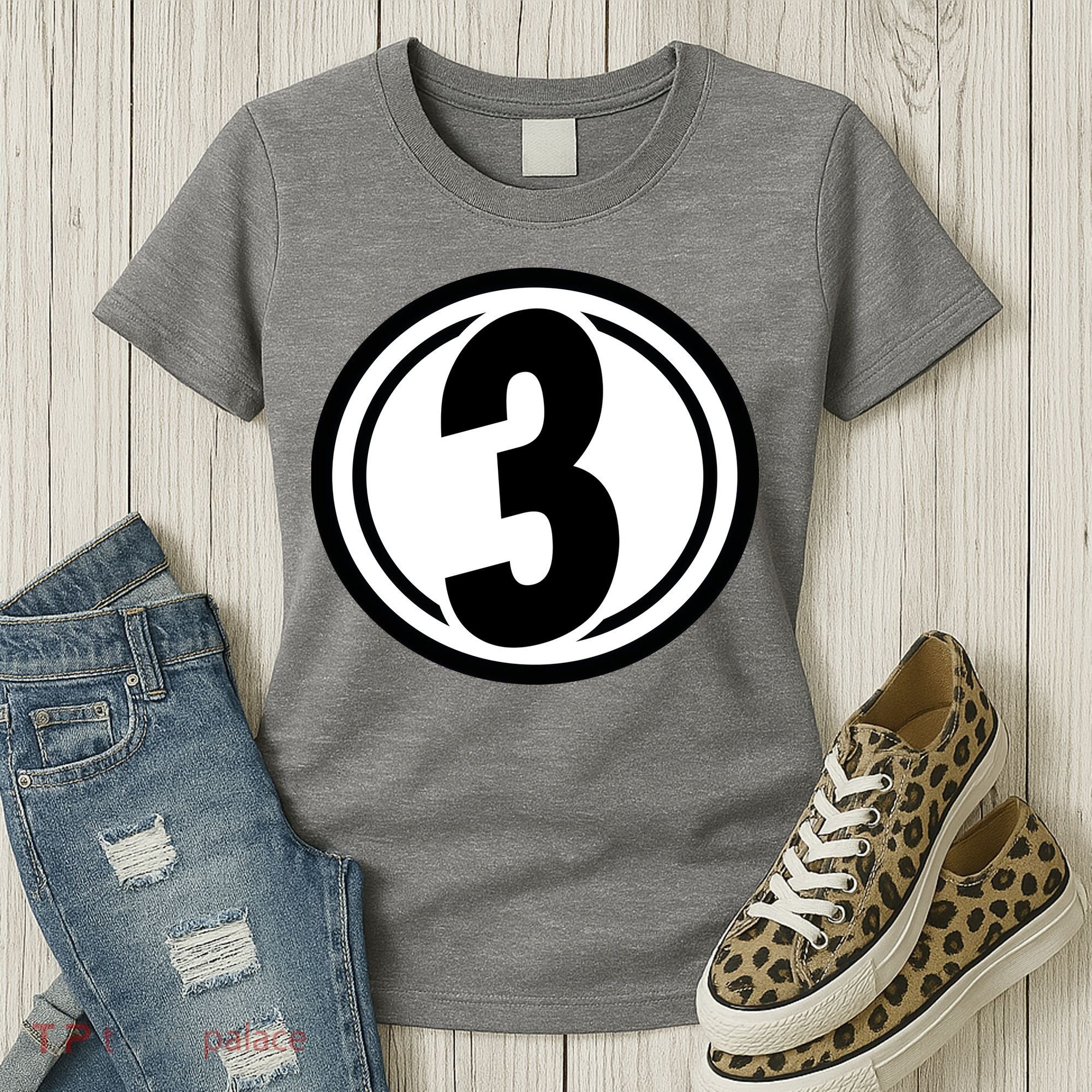 Racing Number 3 Women's T-Shirt