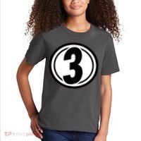 Racing Number 3 Kids T-Shirt thumb 2