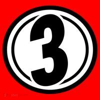 Racing Number 3 Santa Hat thumb 1