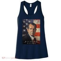Richard Nixon 37th President Of The United States Portrait Women's Tank Top thumb 0