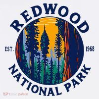 Redwood National And State Parks Ca California Outdoor T-Shirt thumb 7