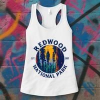 Redwood National And State Parks Ca California Outdoor Women's Tank Top thumb 3