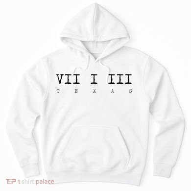 Roman Numeral Area Code 713 Texas Gift Hoodie