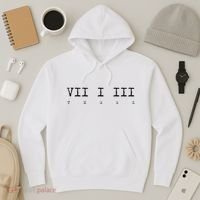 Roman Numeral Area Code 713 Texas Gift Hoodie thumb 3