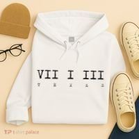 Roman Numeral Area Code 713 Texas Gift Hoodie thumb 4