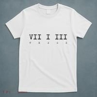Roman Numeral Area Code 713 Texas Gift T-Shirt thumb 5