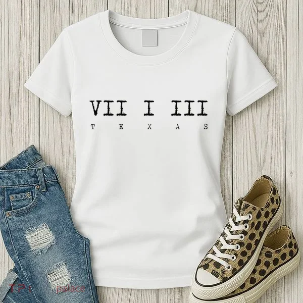 Roman Numeral Area Code 713 Texas Gift Women's T-Shirt