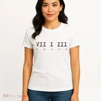 Roman Numeral Area Code 713 Texas Gift Women's T-Shirt thumb 4