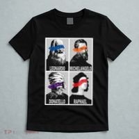 Renaissance Ninja Artists Poster Style Pop T-Shirt thumb 5