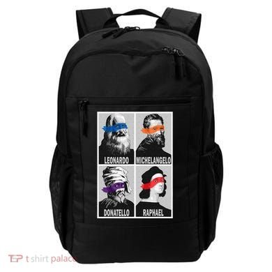 Renaissance Ninja Artists Poster Style Pop Backpack