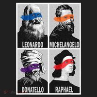 Renaissance Ninja Artists Poster Style Pop Tumbler thumb 3