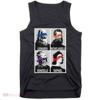 Renaissance Ninja Artists Poster Style Pop Tank Top thumb 0