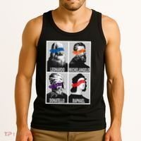 Renaissance Ninja Artists Poster Style Pop Tank Top thumb 3
