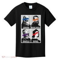 Renaissance Ninja Artists Poster Style Pop Kids T-Shirt thumb 0