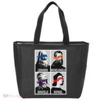 Renaissance Ninja Artists Poster Style Pop Tote Bag thumb 0