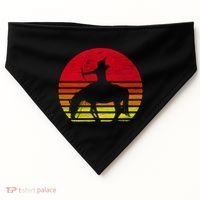 Retro Native American Horse Gift USA-Made Doggie Bandana thumb 0