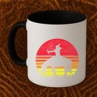 Retro Native American Horse Gift Coffee Mug thumb 2