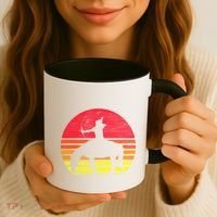 Retro Native American Horse Gift Coffee Mug thumb 3